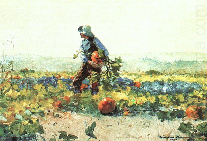 Winslow Homer For to be a Farmer's Boy china oil painting image